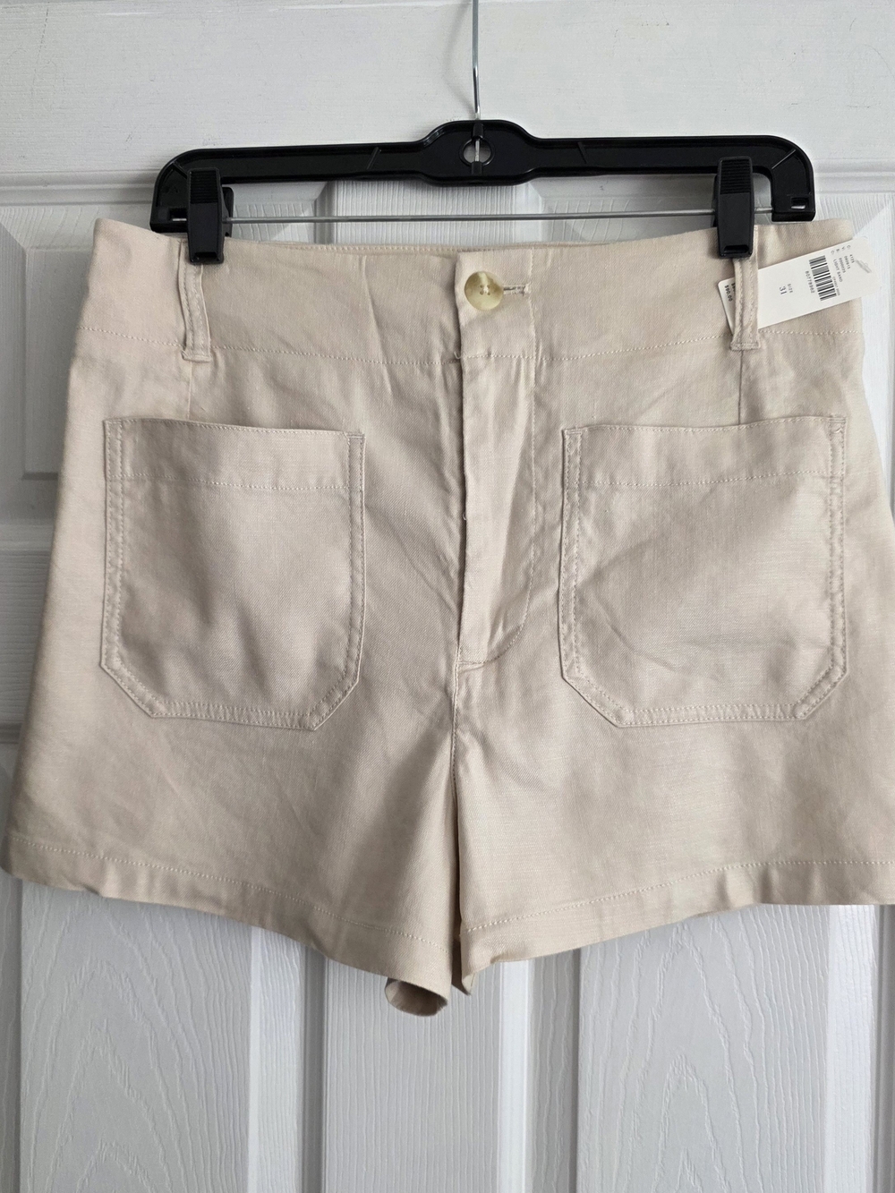 Anthropologie Maeve Colette Linen Stretch High-Rise Shorts size 31 NWT